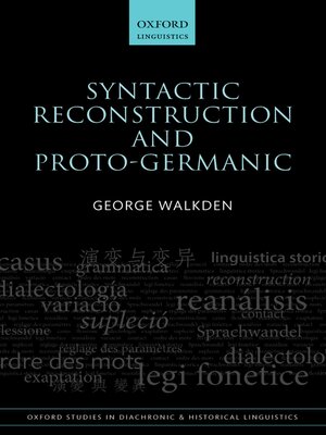 cover image of Syntactic Reconstruction and Proto-Germanic